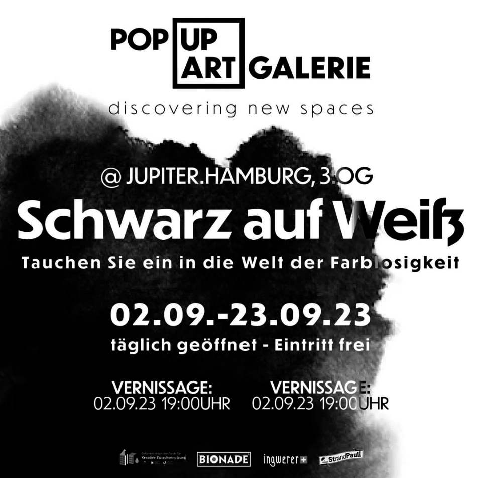 pop up art galerie im jupiter Hamburg ausstellung